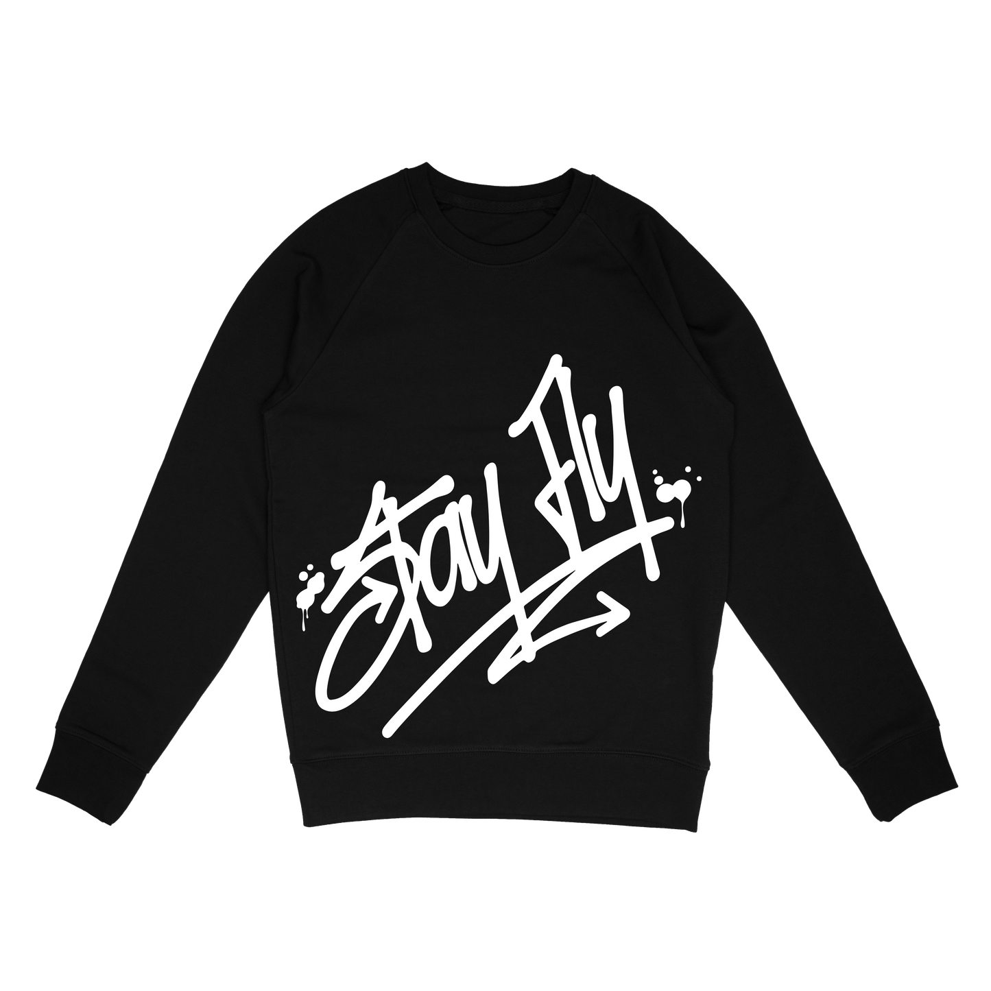 Oversized Print Tagger Sweater