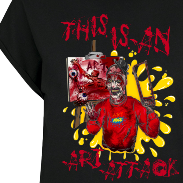 Art Attack T-shirt Dress