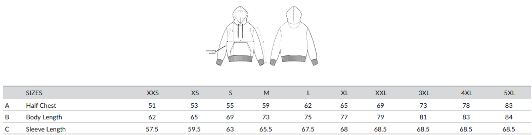 Adults Unisex Harvest Hoodie