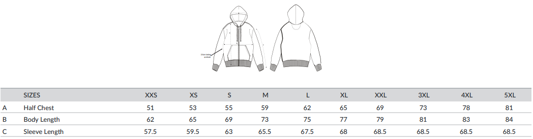 Adults Unisex Rituals Zip through Hoodie
