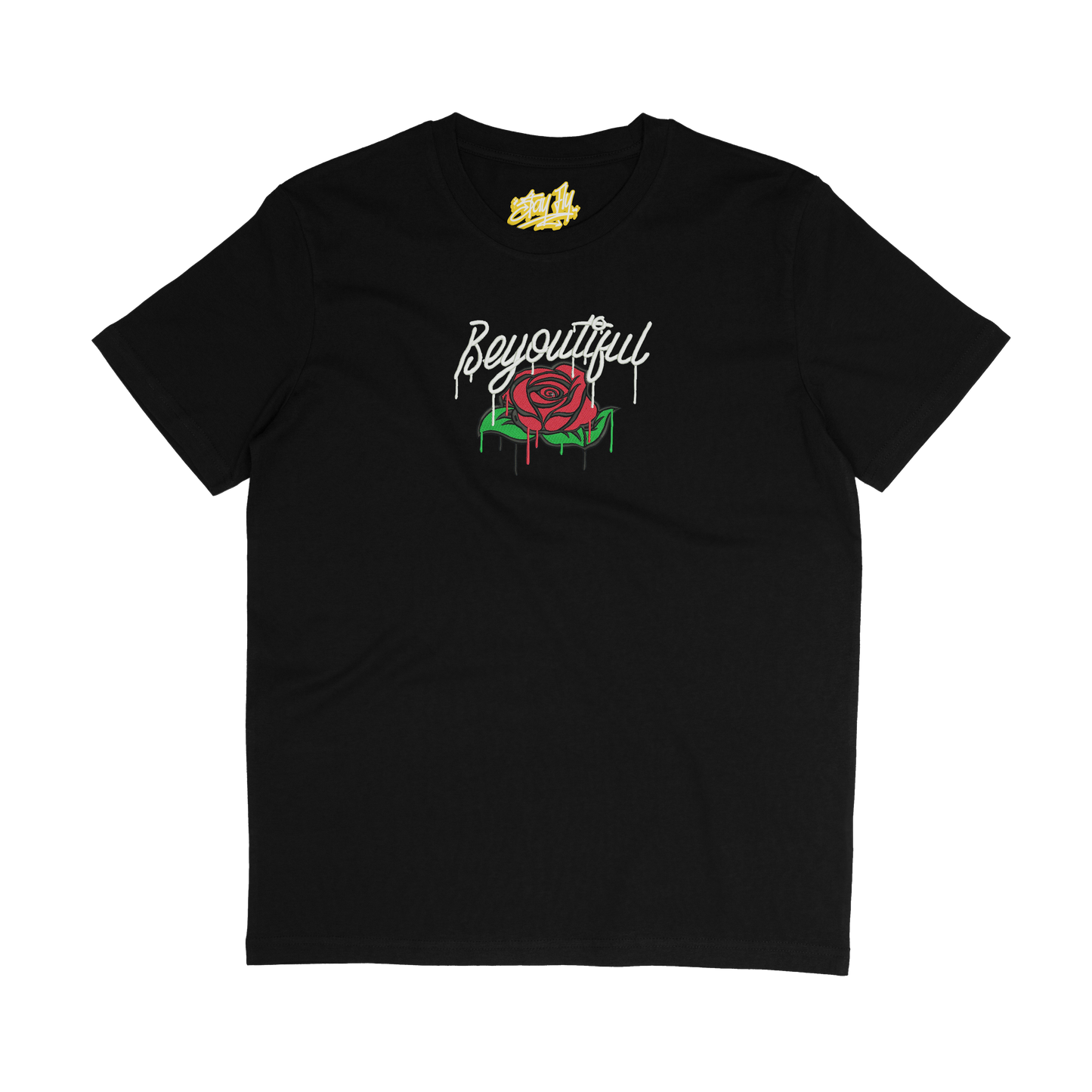 Adults Unisex Beyoutiful Embroidered T-shirt