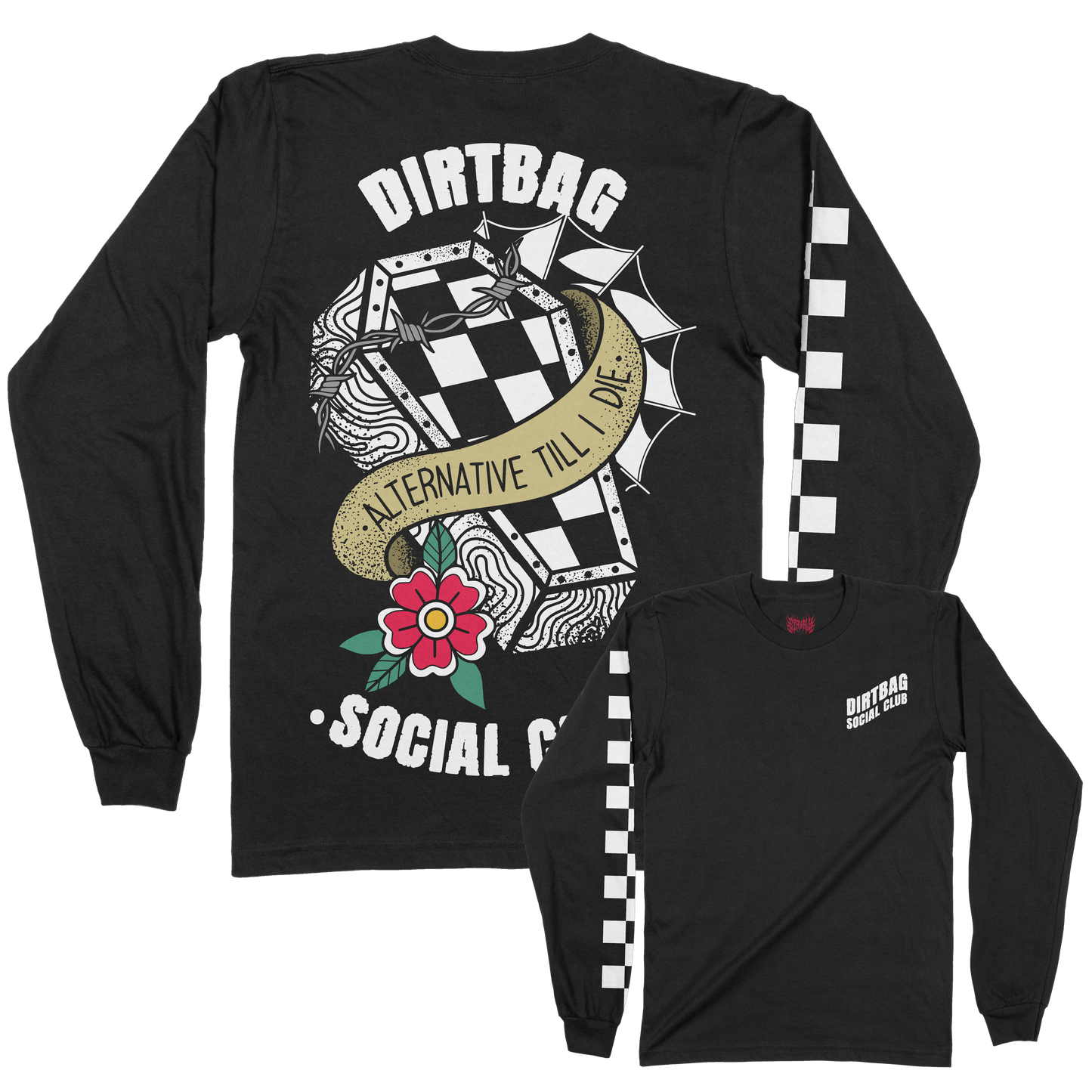 Adults Unisex Dirtbag Long sleeve T-shirt