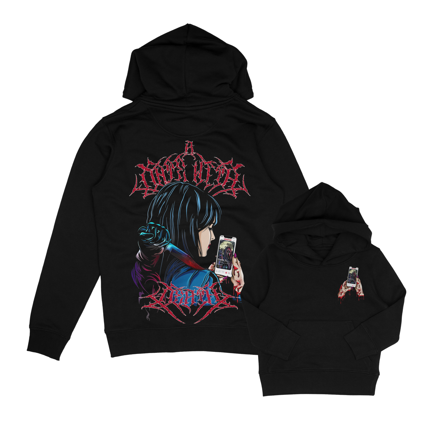 Death date scream horror inspired Hoodie