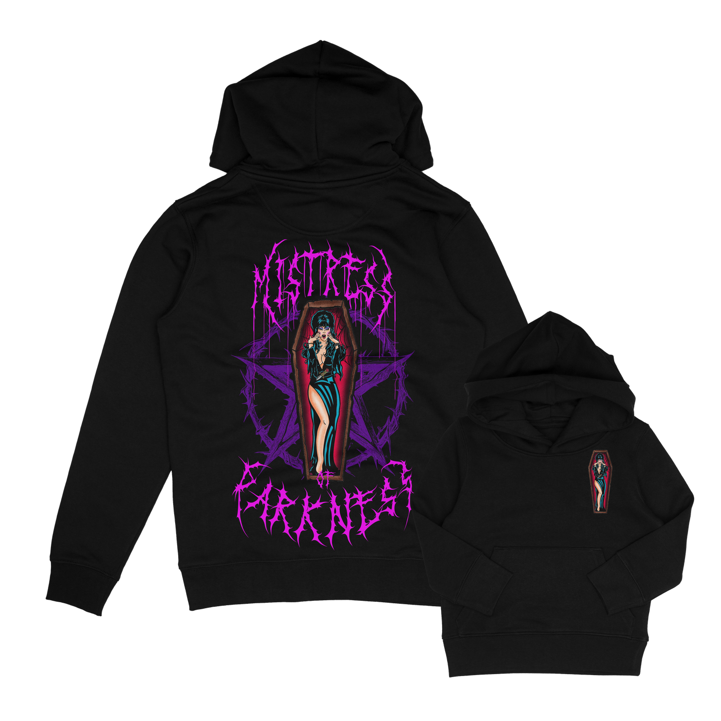 Mistress of darkness horror inspired Hoodie kids