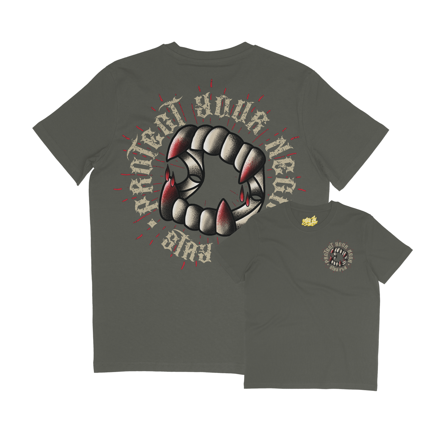 Fangs Tattoo Vampire inspired t-shirt