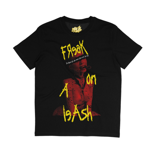 freak on a leash fetish woman bondage tshirt