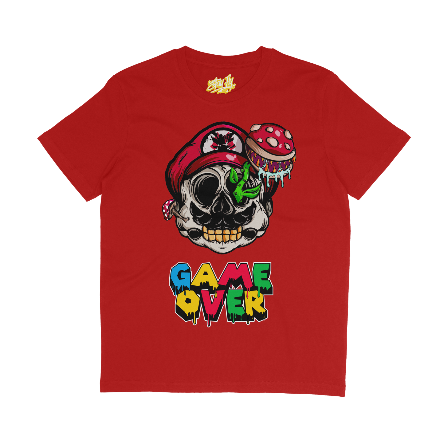 Adults Unisex Game Over T-shirt