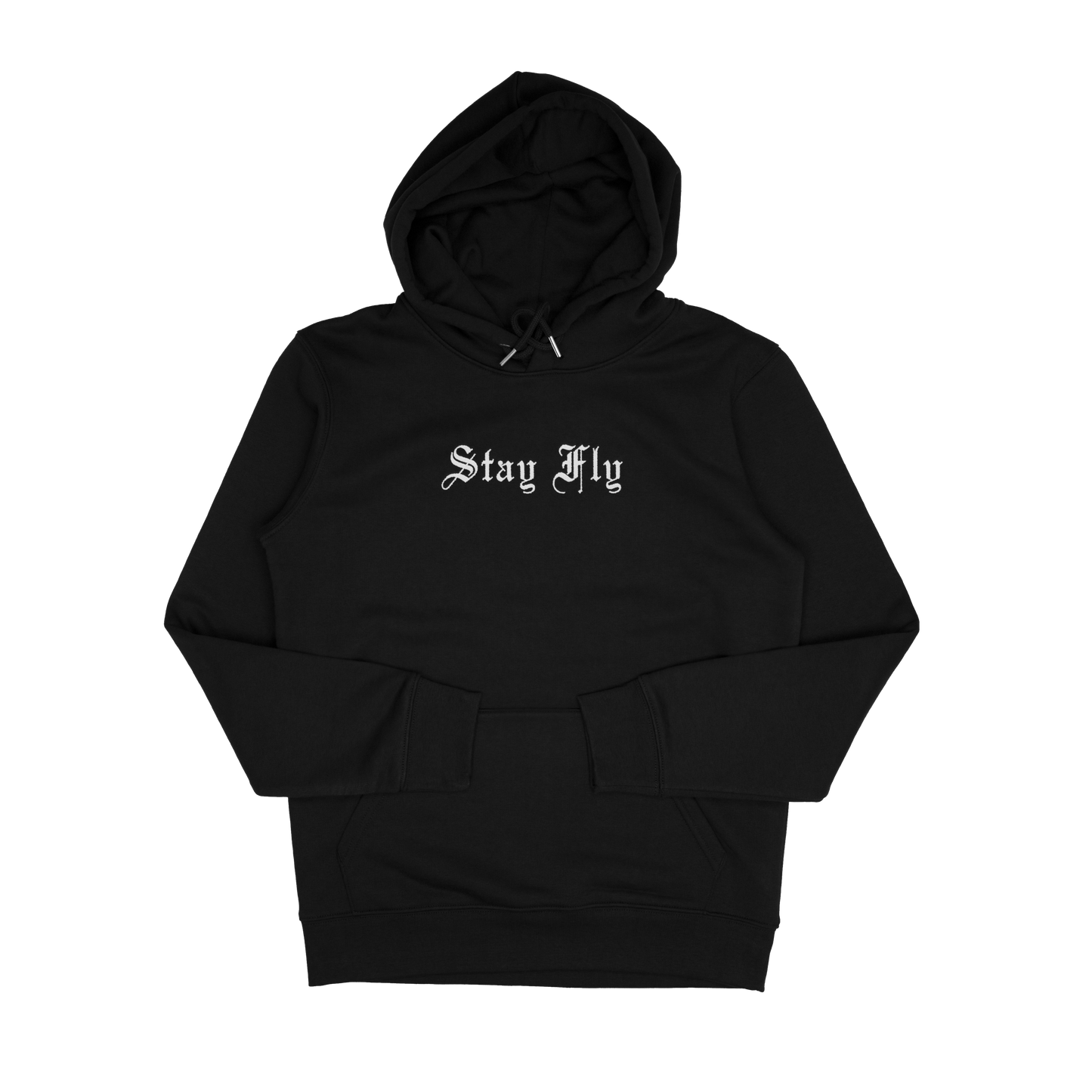 Adults Unisex Stay Fly Embroidered Hoodie