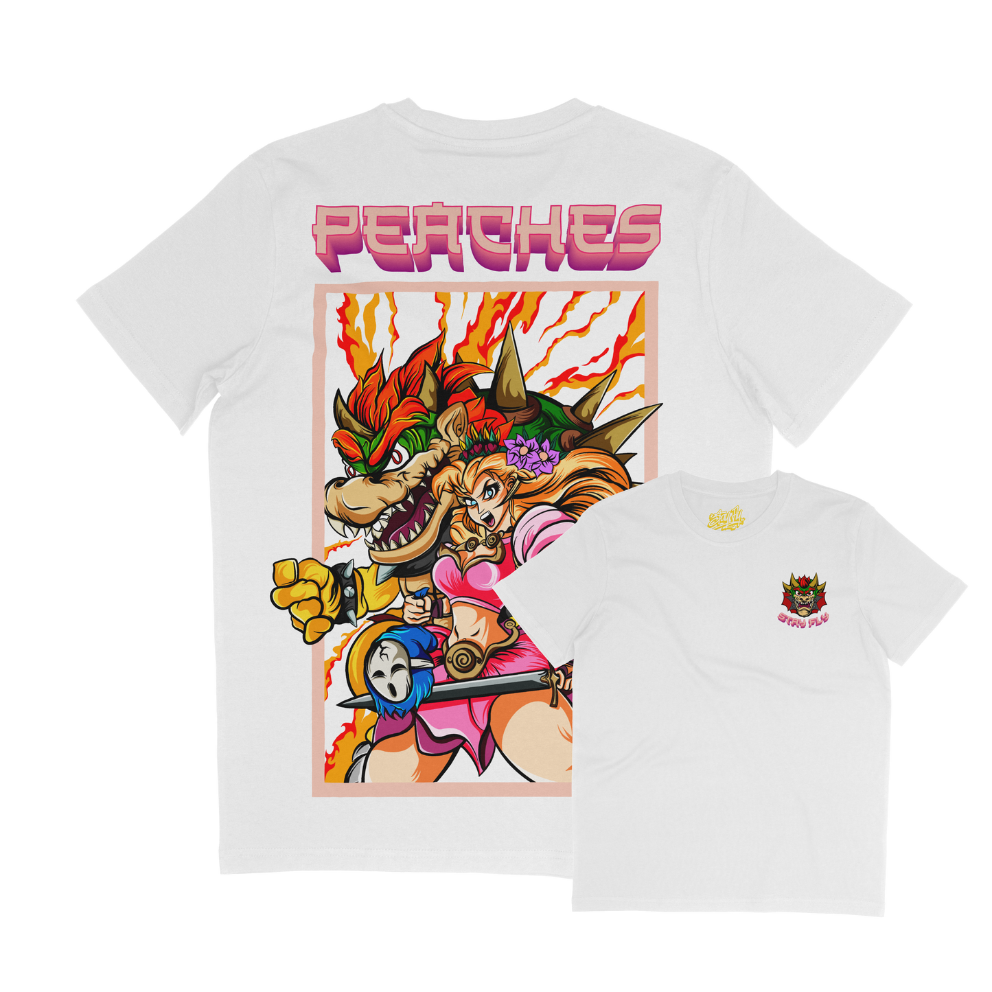 Adults Unisex Peaches T-shirt