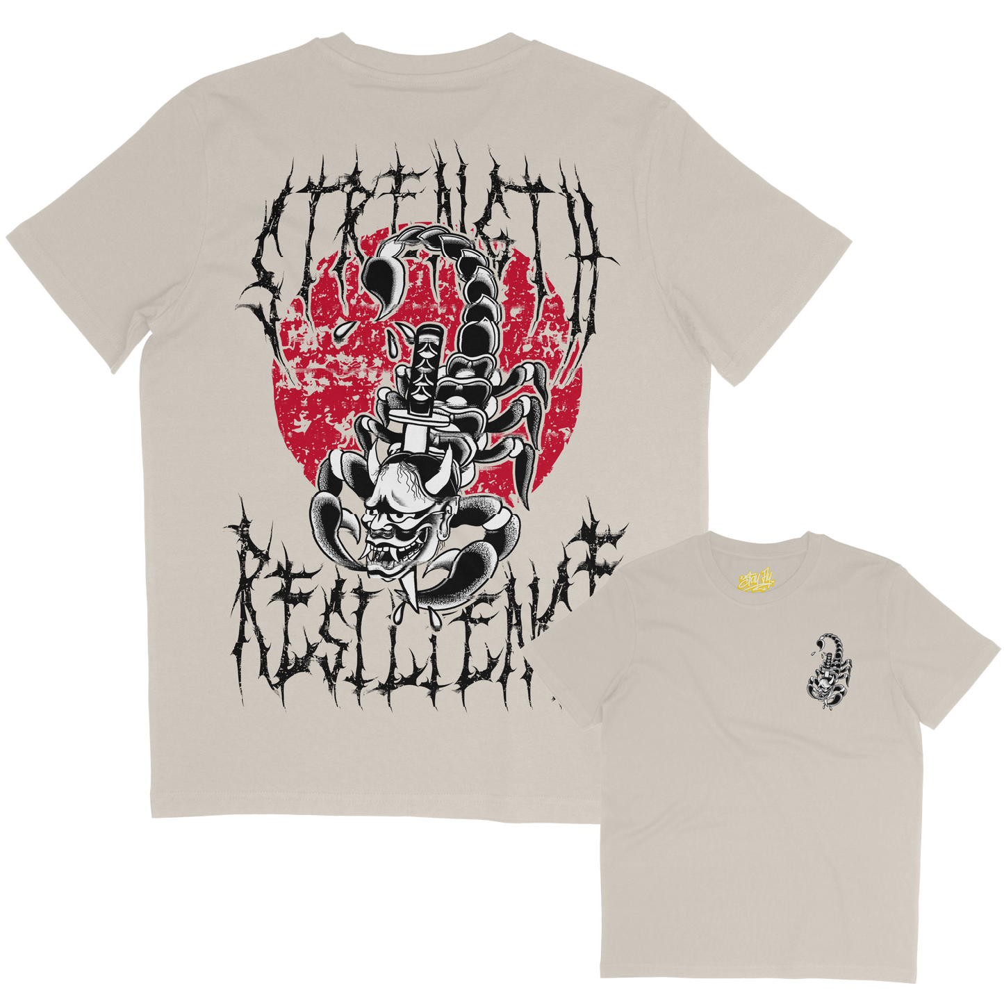Hanya Scorpion tattoo inspired Tshirt. Alt Tshirt