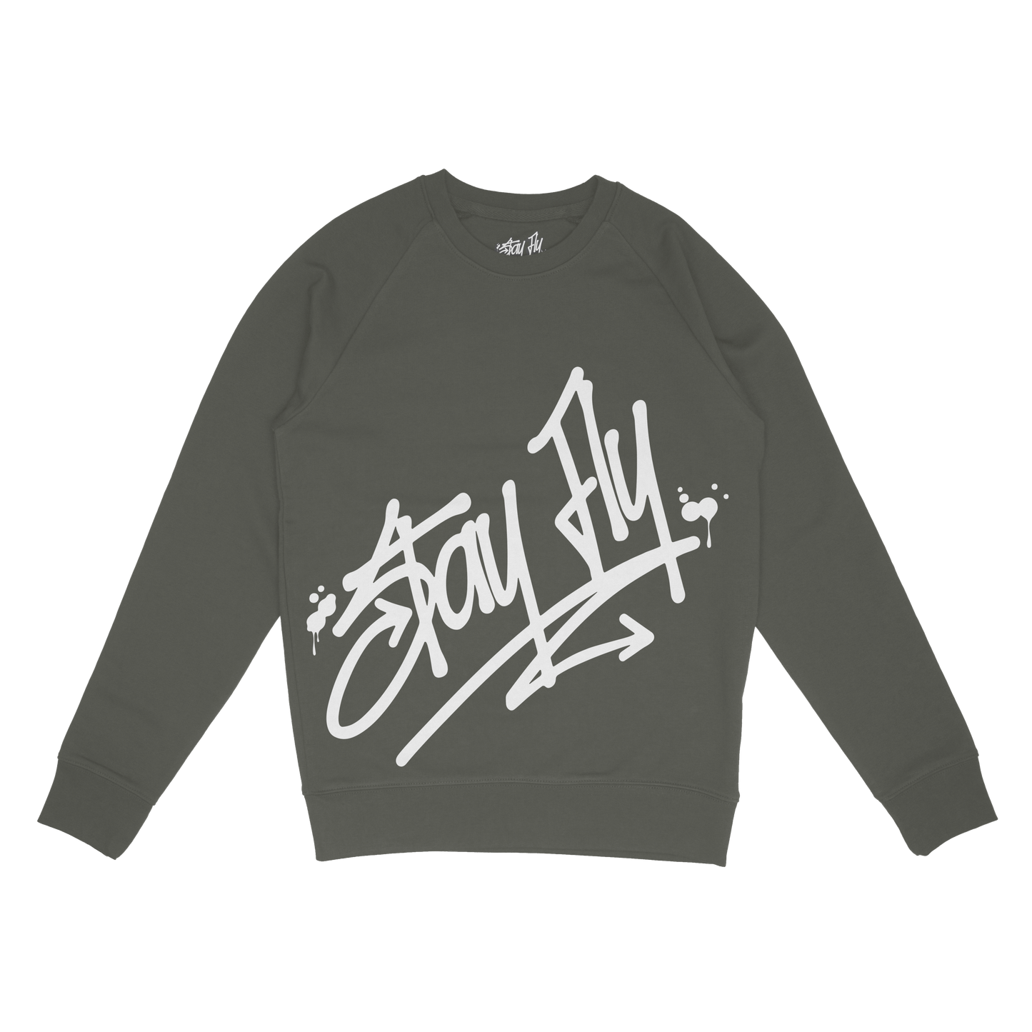 Oversized Print Tagger Sweater
