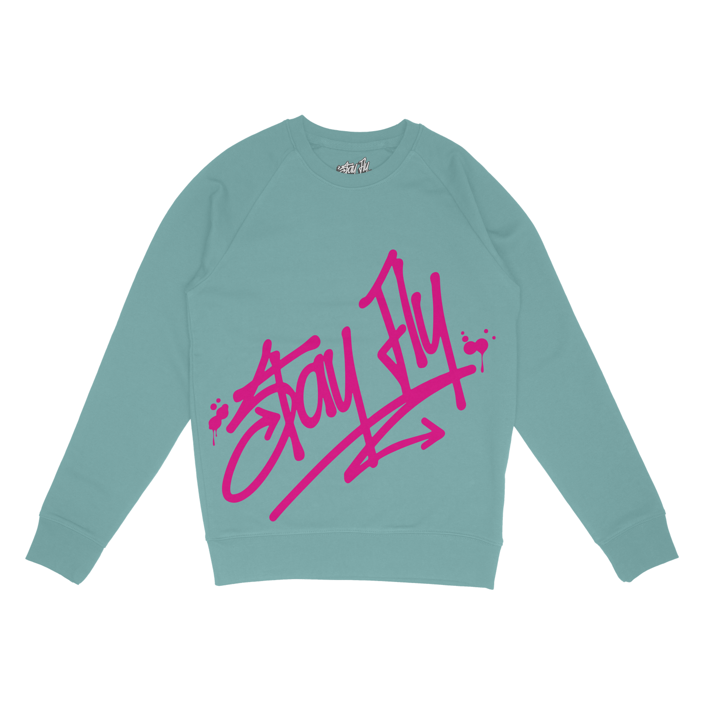 Oversized Print Tagger Sweater