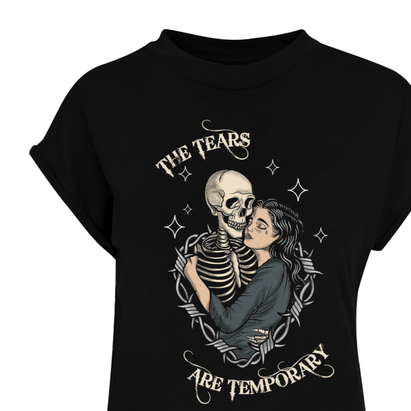 Temporary tattoo flash inspired womans tshirt dress. plus size