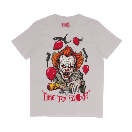 Vintage white Float Horror It Clown inspired T-shirt