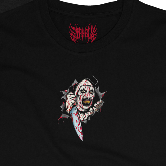 Cereal Killer, Art the clown horror inspired T-shirt