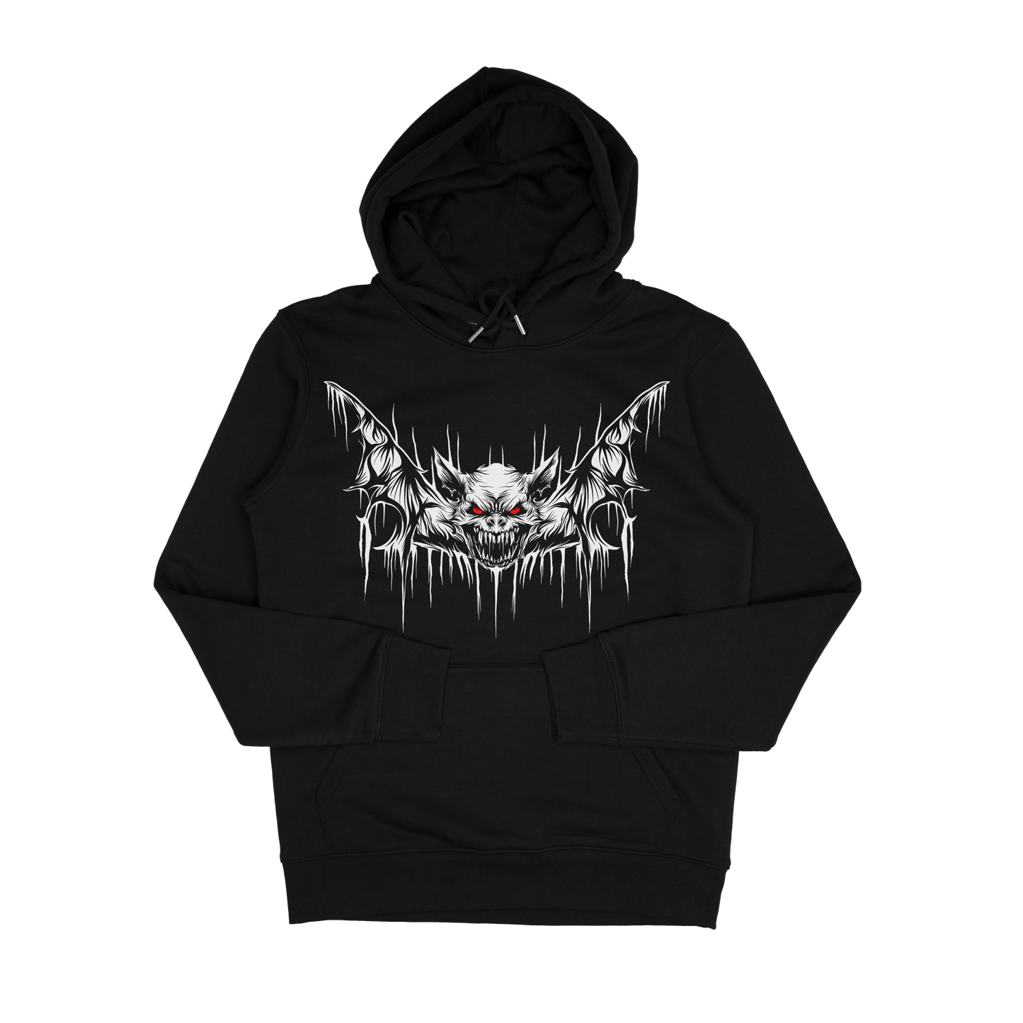 Adults Unisex Death Bat Hoodie