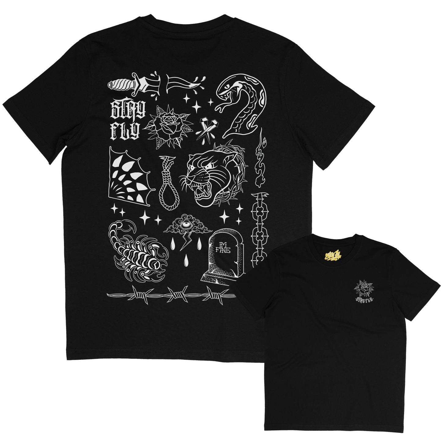 adults unisex alternative flash tattoo inspired Tshirt