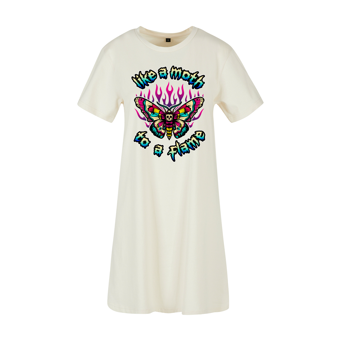 Attraction Crew Neck T-shirt Dress