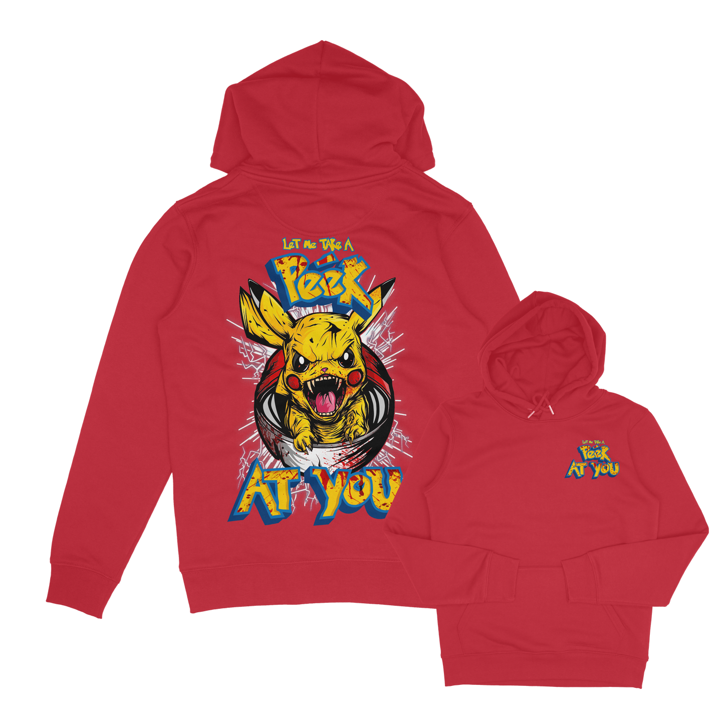 Adults Unisex Peek At You Hoodie