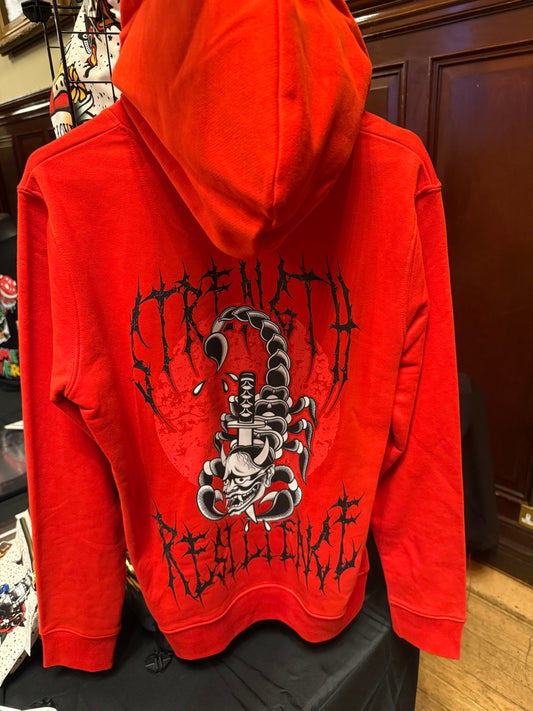 Ready Made Adults Small Unisex Resilience Hoodie (Red)