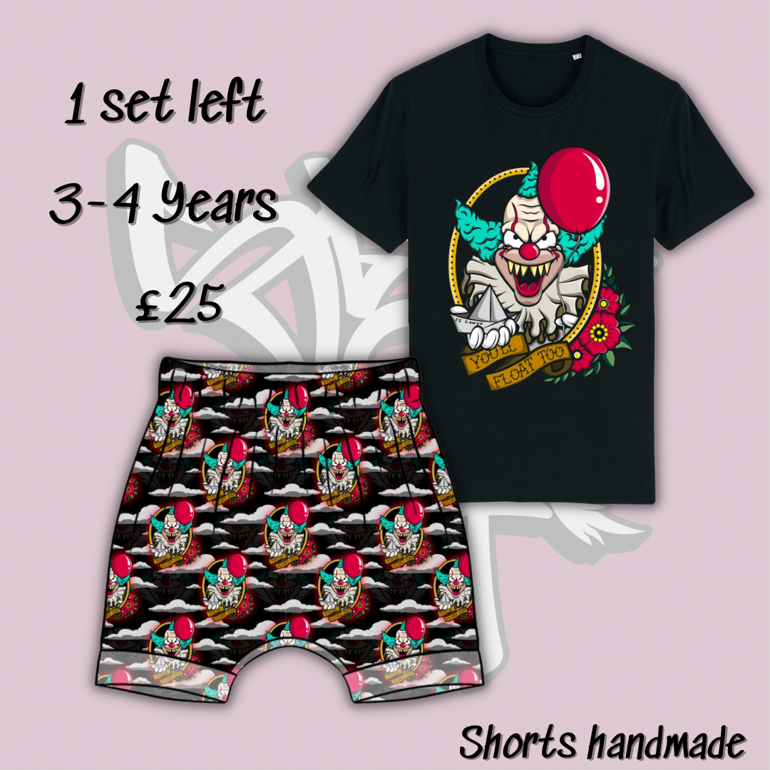 Krusty Harem Shorts & T-shirt set