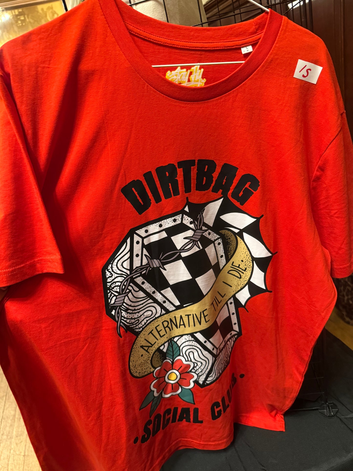 Ready Made Adults Unisex Dirt Bag T-shirt - Large