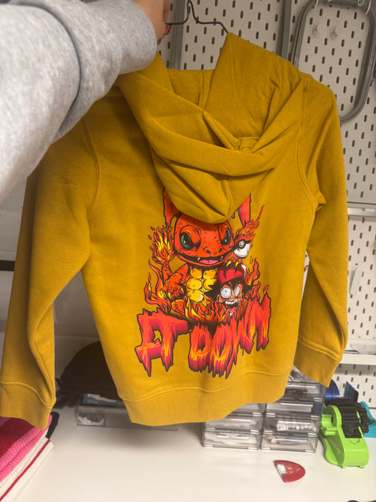 Ready Made 7-8 Years Charred Hoodie (Mustard)