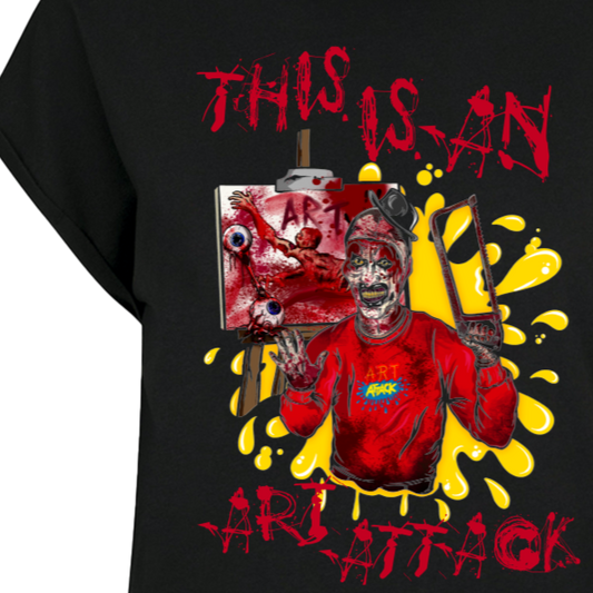 Art Attack T-shirt Dress