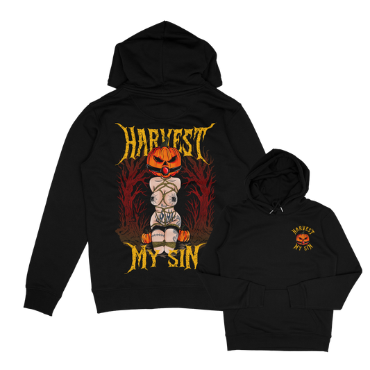 Adults Unisex Harvest Horror pin up kink inspired BDSM Hoodie