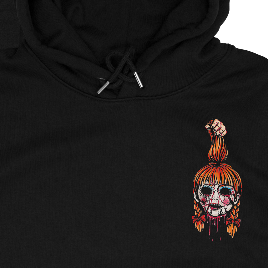 adults unisex Lovers Tiff, Chucky Doll, horror inspired  Hoodie