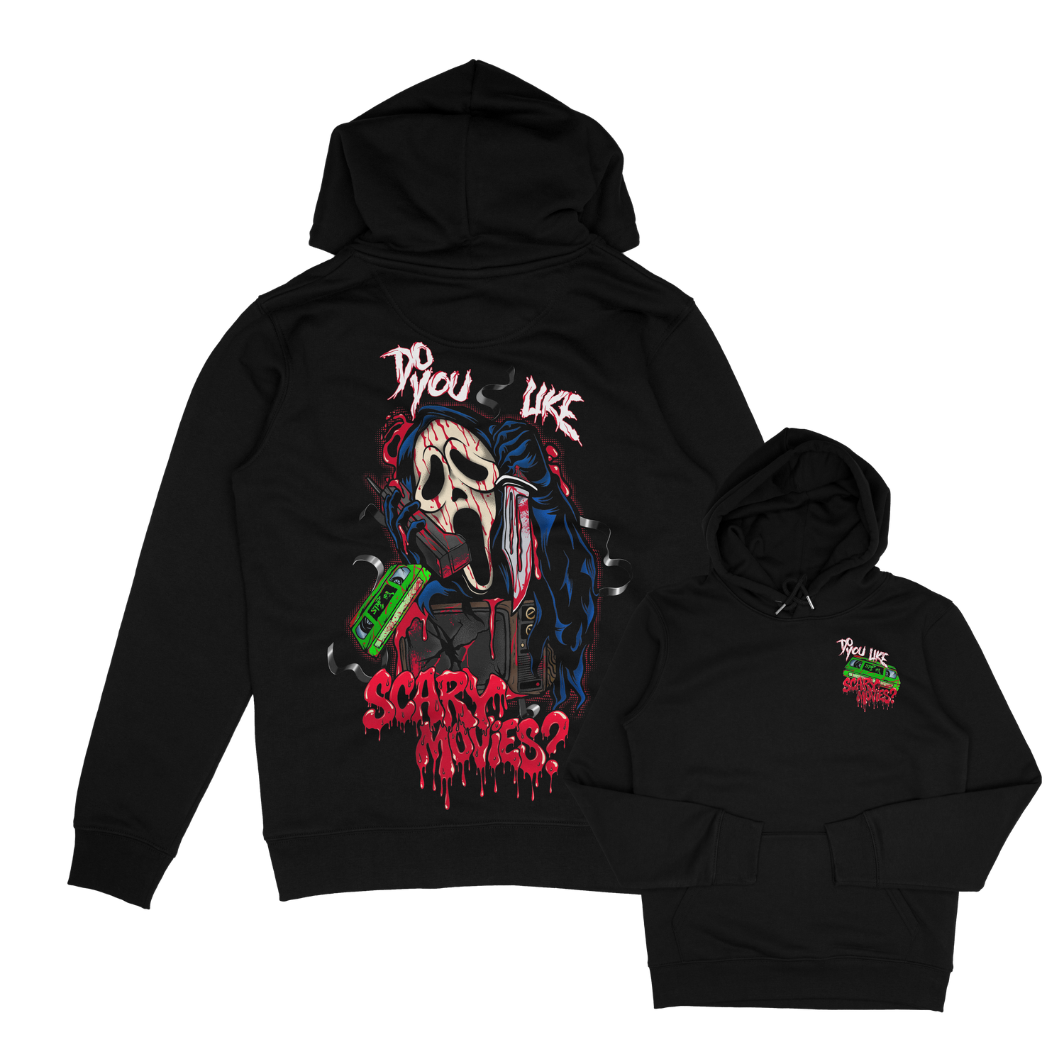 final call horror scream hoodie. do you like scary movies. ghostface