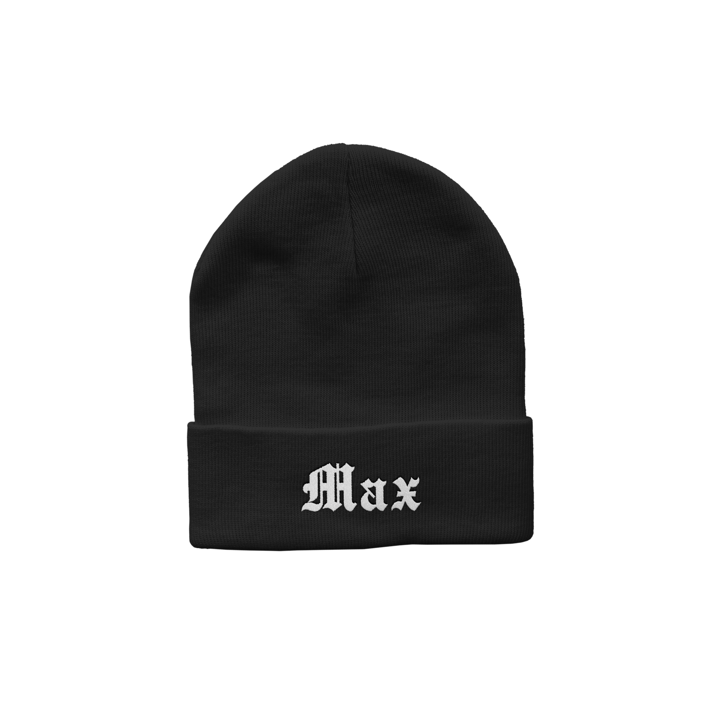 Junior Gothic Name Embroidered Beanie