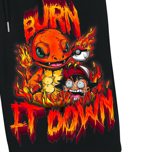 Adults Unisex Charred Shorts