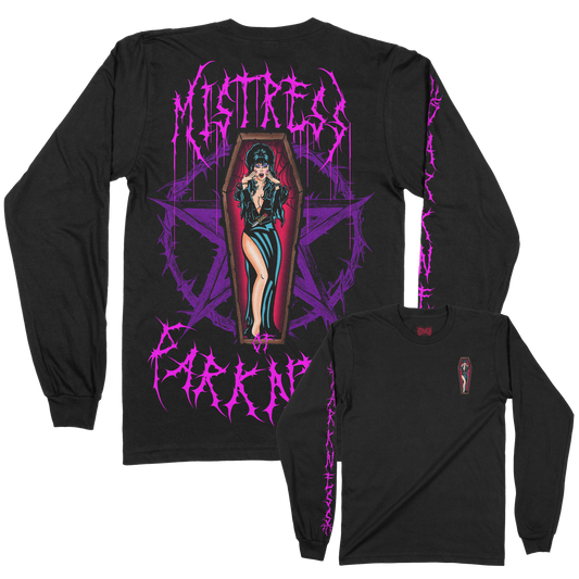 mistress of darkness long sleeve tshirt