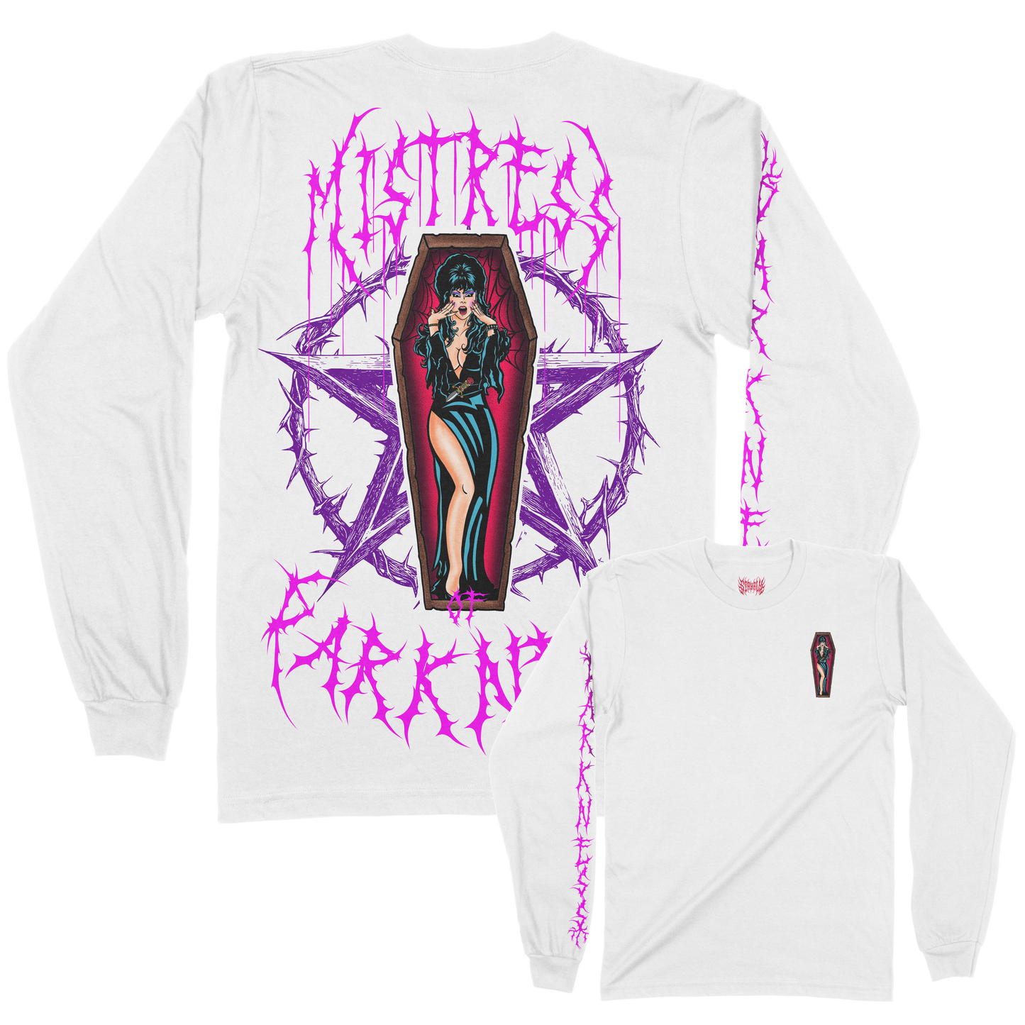 mistress of darkness long sleeve tshirt