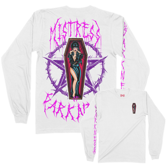 mistress of darkness long sleeve tshirt