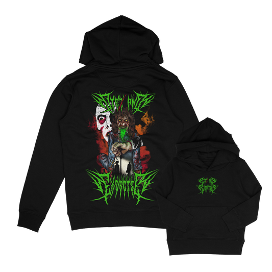Exorcise horror inspired kids hoodie