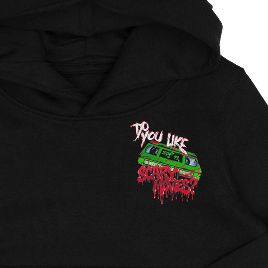 scream final call horror inspired kids scream hoodie. do you like scary movies