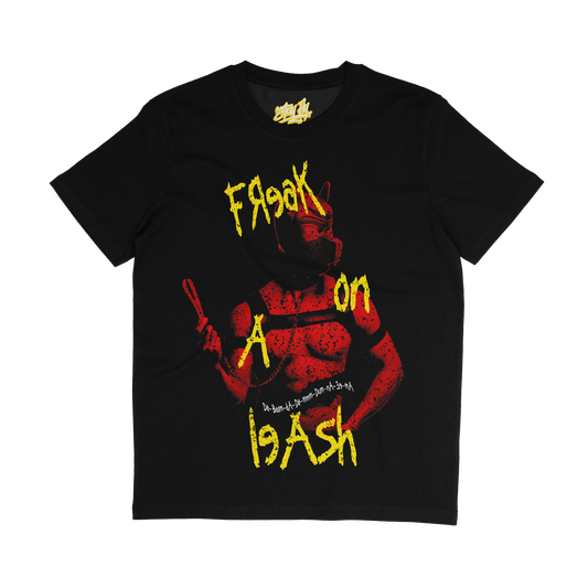 Adults Unisex Freak on a leash, pup play inspired tshirt. bondage 