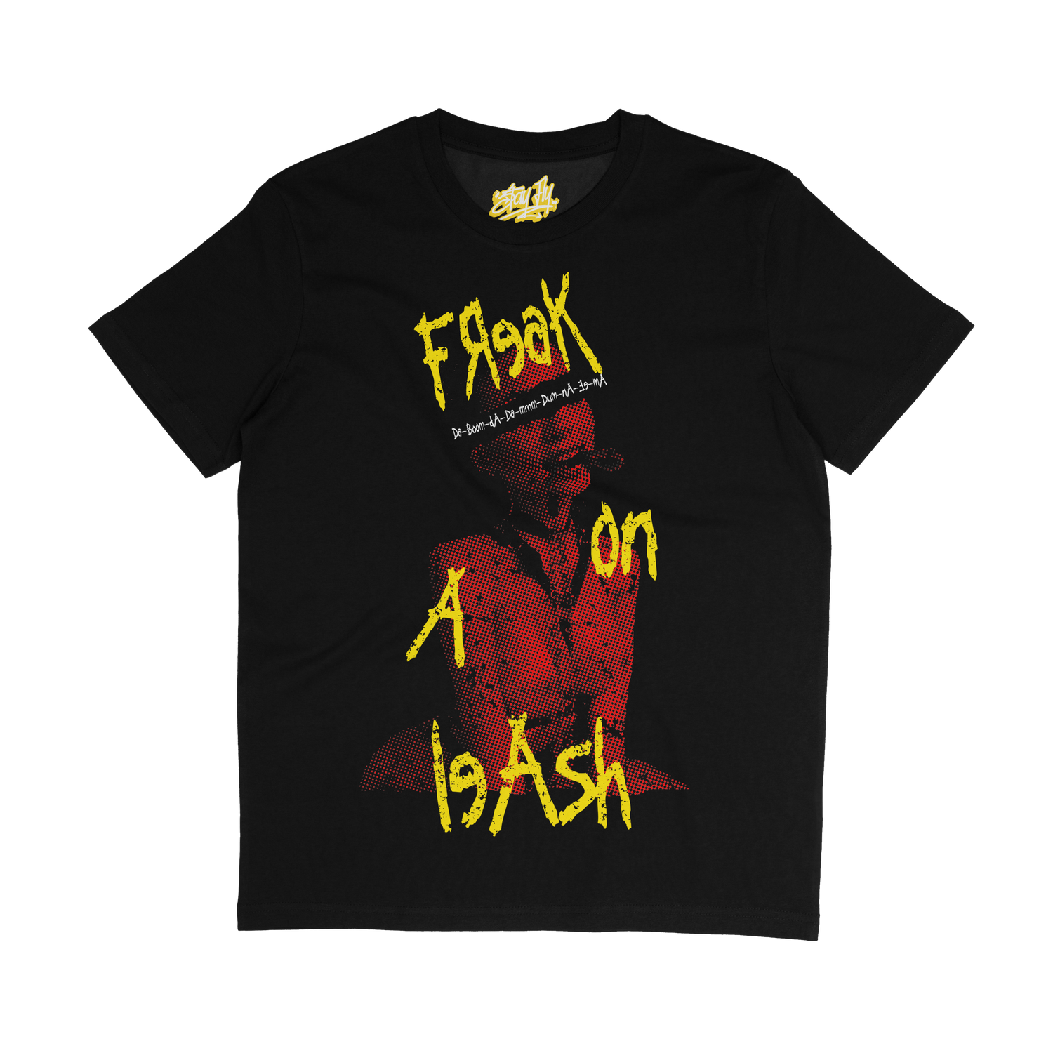 freak on a leash fetish woman bondage tshirt