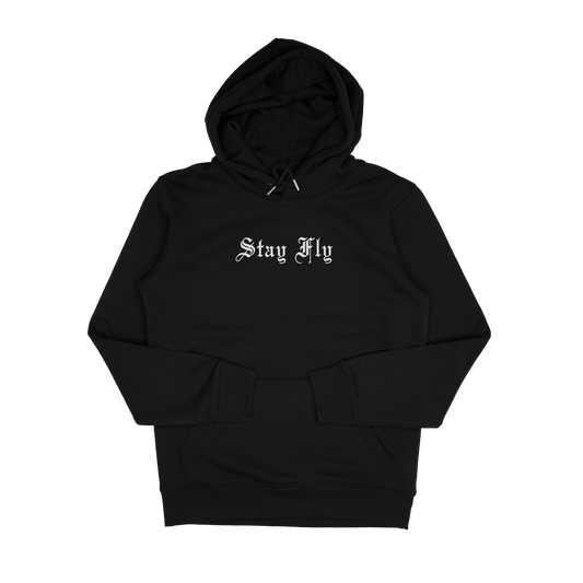 Adults Unisex Stay Fly Embroidered Hoodie