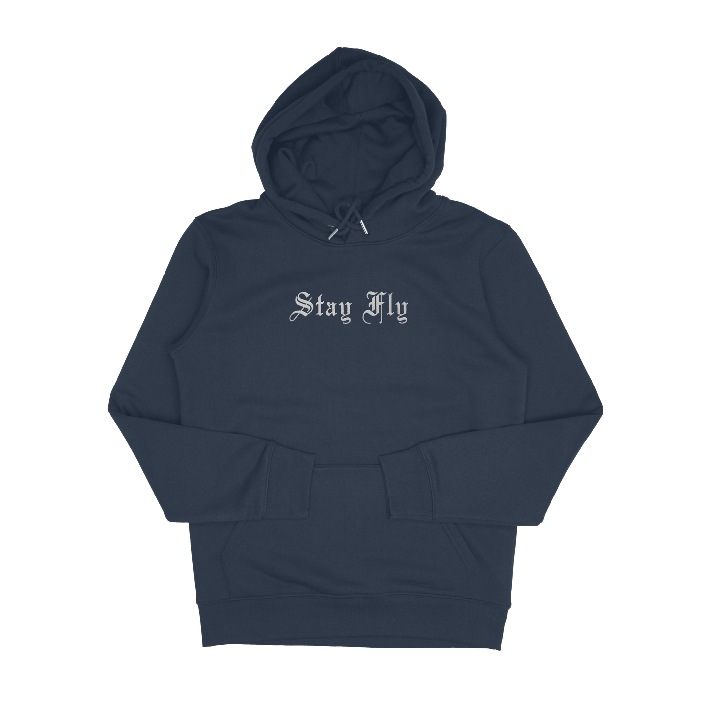 Adults Unisex Stay Fly Embroidered Hoodie
