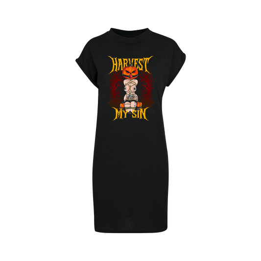 Adults Unisex Harvest Horror pin up kink inspired tshirt dress plus size