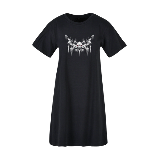 Ready Made Death Bat Crew Neck T-shirt Dress