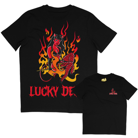 Lucky Devil Tattoo Inspired Tshirt