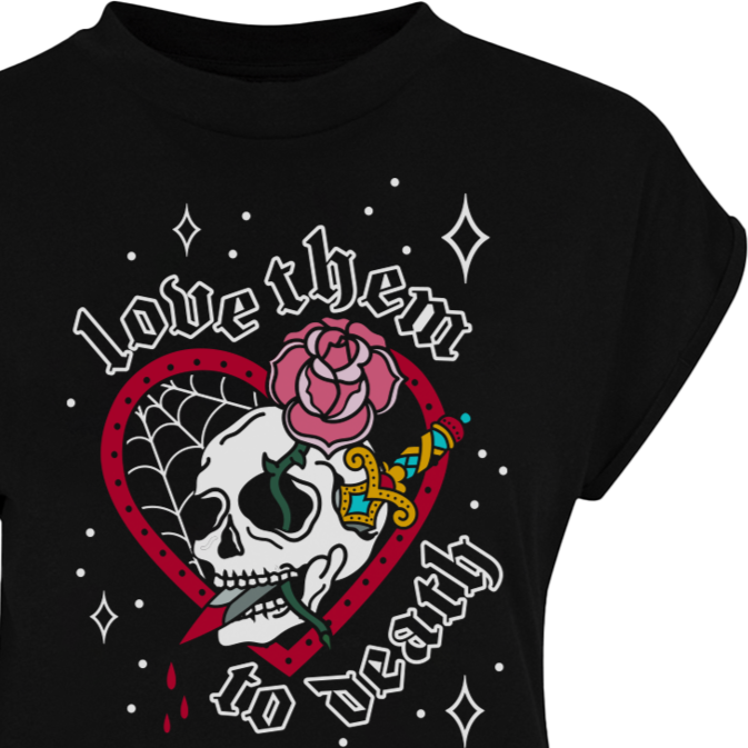 Love & Death T-shirt Dress