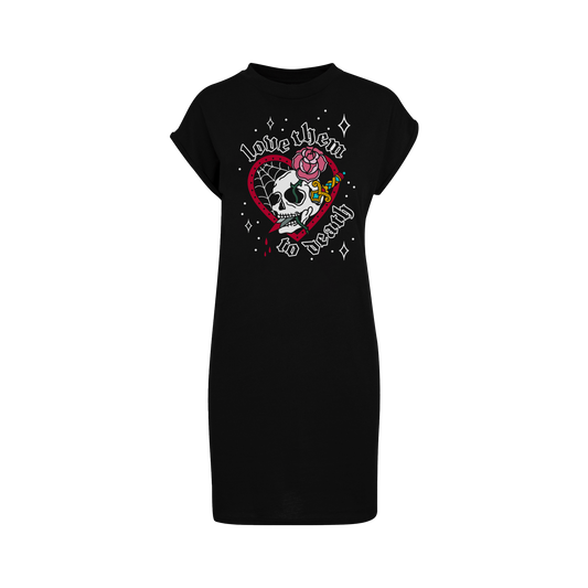 Love & Death tattoo inspired tshirt dress