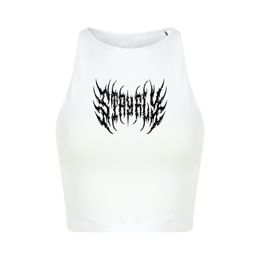 Adults Metal Logo Cropped Vest