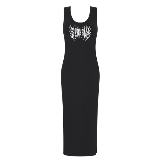 Metal Logo Racerback Dress