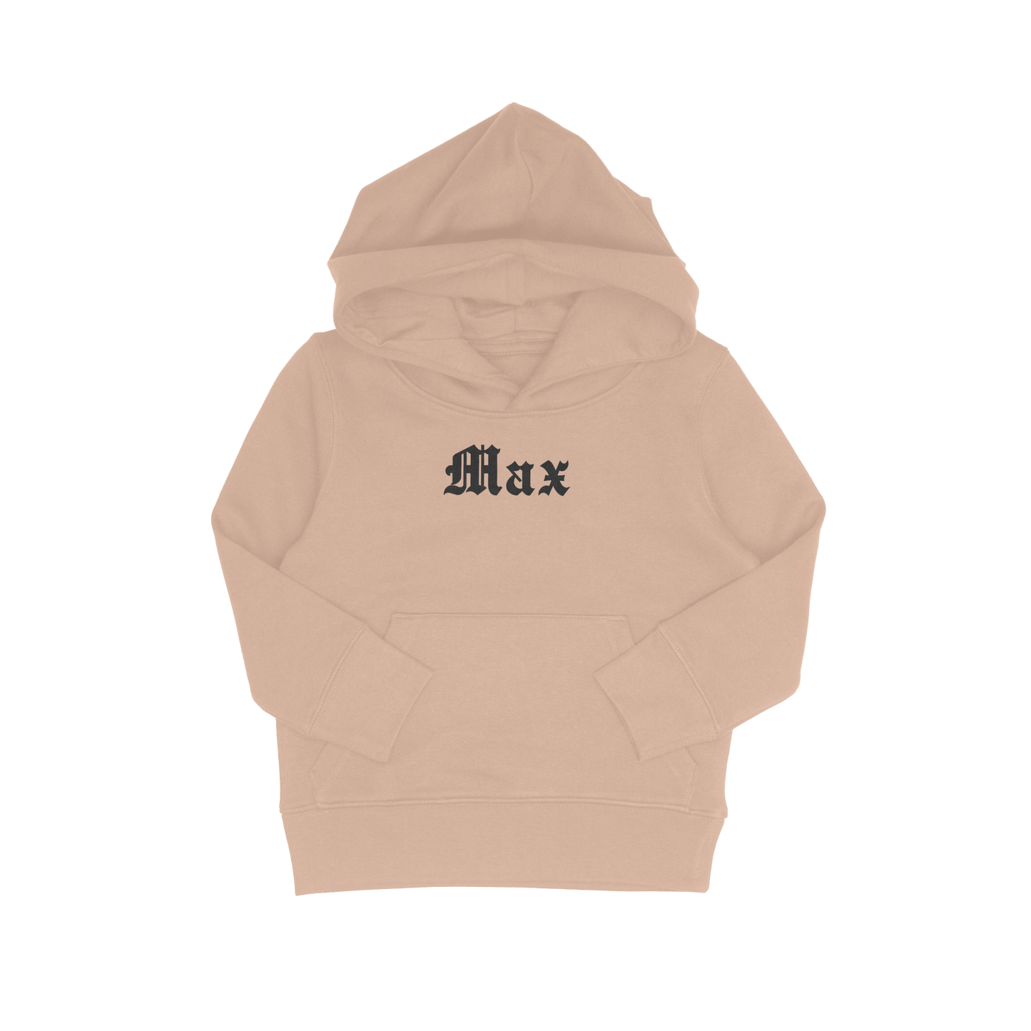 Personalised Embroidered Gothic Name Hoodie